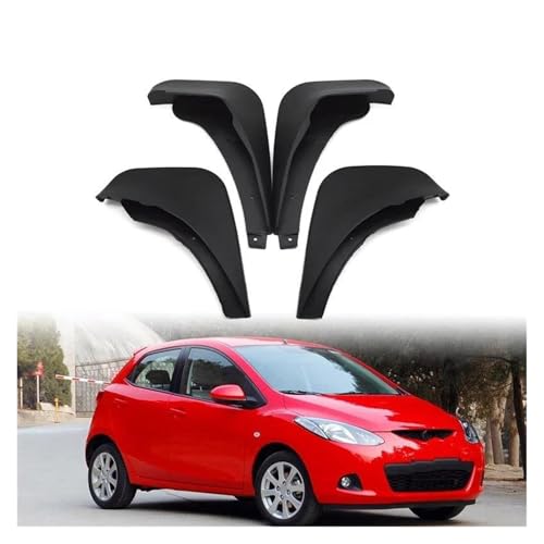 Salpicaderas para Mazda 2 Demio con protección activa delantera y trasera 8