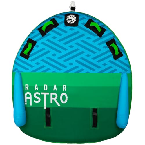 Radar Astro Marshmallow Top Towable Tube, Blue/Green, 2 Person