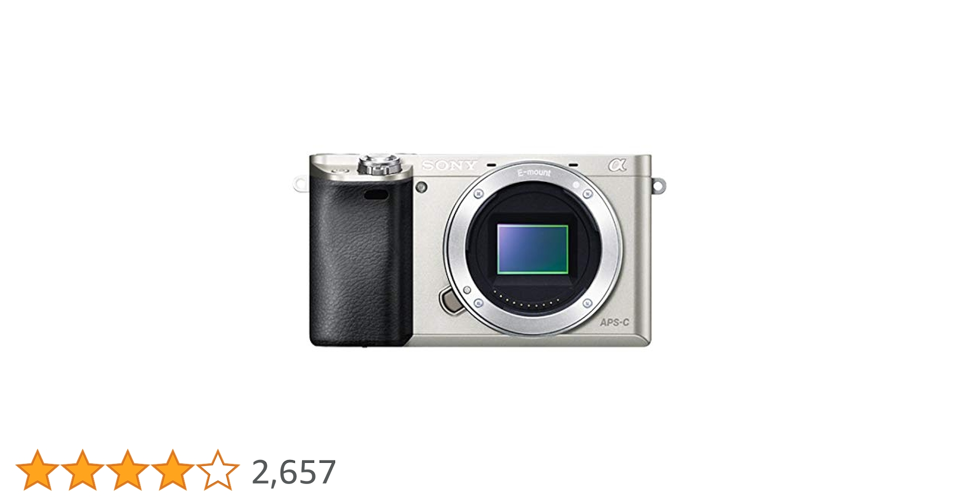 Amazon | SONY ミラーレス一眼 α6000 ボディ シルバー ILCE-6000
