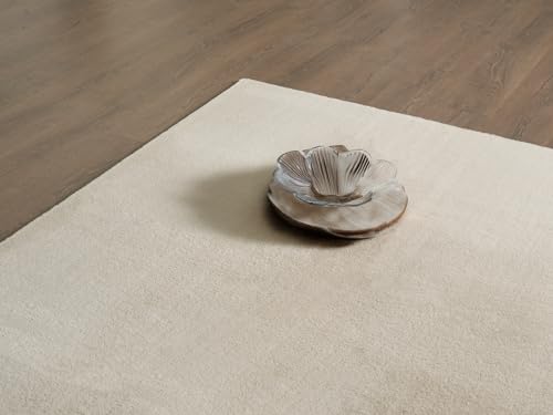 the carpet Cosy – Kuscheliger Fellteppich, Weich & Elegant, Waschbar und Für Fußbodenheizung Geeignet, Öko-Tex Zertifiziert, Hochwertiger Kunstfell Teppich, Beige, 80 x 150 cm – Bild 5