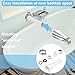 4 in 1 Tub Spout Diverter Repair Kit, Bathtub Faucet Adapter Slip Replacement Parts, Universal Fits 1/2'' Copper Pipe, 1/2'' IPS and 3/4'' IPS with Assembly Tool