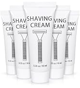SLequipo Pack of 150 Disposable Shaving Cream Bulk, Individually Wrapped, 10g/0.35 oz, Travel Siz...