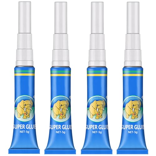 4 Stück Aquarium Kleber, Korallenkleber, Transparent Unterwasserkleber Wasserfest für Pflanzen, Moos, Aquascaping, Wasserpflanzen, Korallen, Stein, Holz, Schnell Trocknend & Schnelle Aushärtung