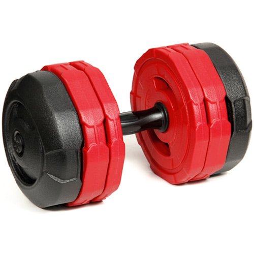 アーミーダンベル 20kg 単品 レッド LEDB-20R