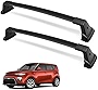 AUTOSAVER88 Roof Rack Cross Bars Compatible with 2020 2021 2022 2023 Kia Soul ( Exclude Trim: X-Line) Crossbars, Raised Side Rail Needed Rooftop Luggage Cargo Carrier Bag Bike 165 lbs Load Capacity