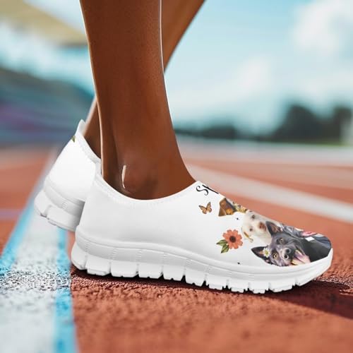 Image of Jeiento Cute Dog Women's Casual Slip On Shoes Loafers Sneakers for Women