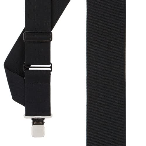 Suspender Store Side-Clip Trucker Suspenders - 2-Inch Wide Elastic - Gator Clip - 42