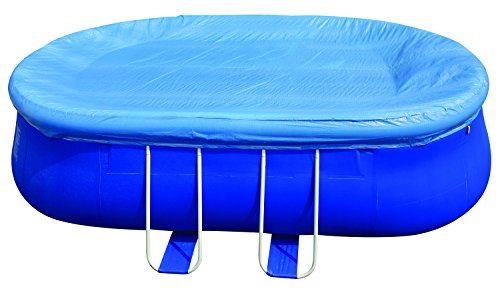 Jilong JL017241N Copertura Piscine Ovali con Struttura, 540 x 304 x 106 cm, Pezzi di 4, Blu
