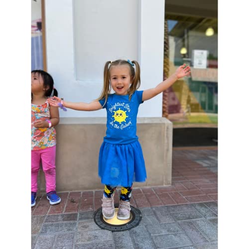 Image of Unique Baby Girls 2 Piece Clothing Set for Toddlers and Kids Short Sleeve Holiday Graphic Tee and Leggings