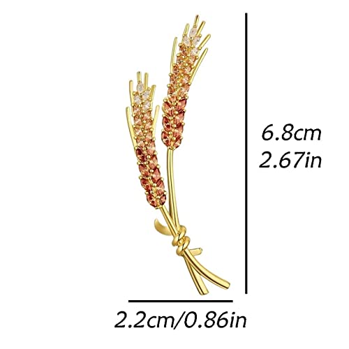 Collier décorations bijoux broche pour femme spike pin or - 2