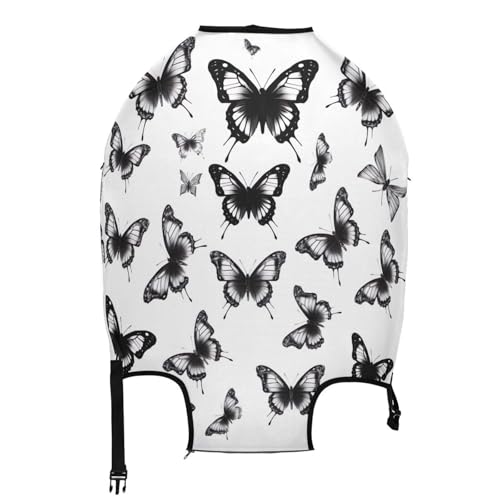 Butterfly Luggage Cover for Suitcase, Elastic Travel Protector with Zipper, Washable Anti-Scratch Dustproof Luggage Sleeve Fits 29-32 Inch2