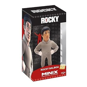 MINIX Figura Rocky - Rocky Training Suit - Collezionismo per esposizione - Idea Regalo - Giocattoli per Bambini E Adulti - Ventilatore TV BANDAI MN11674