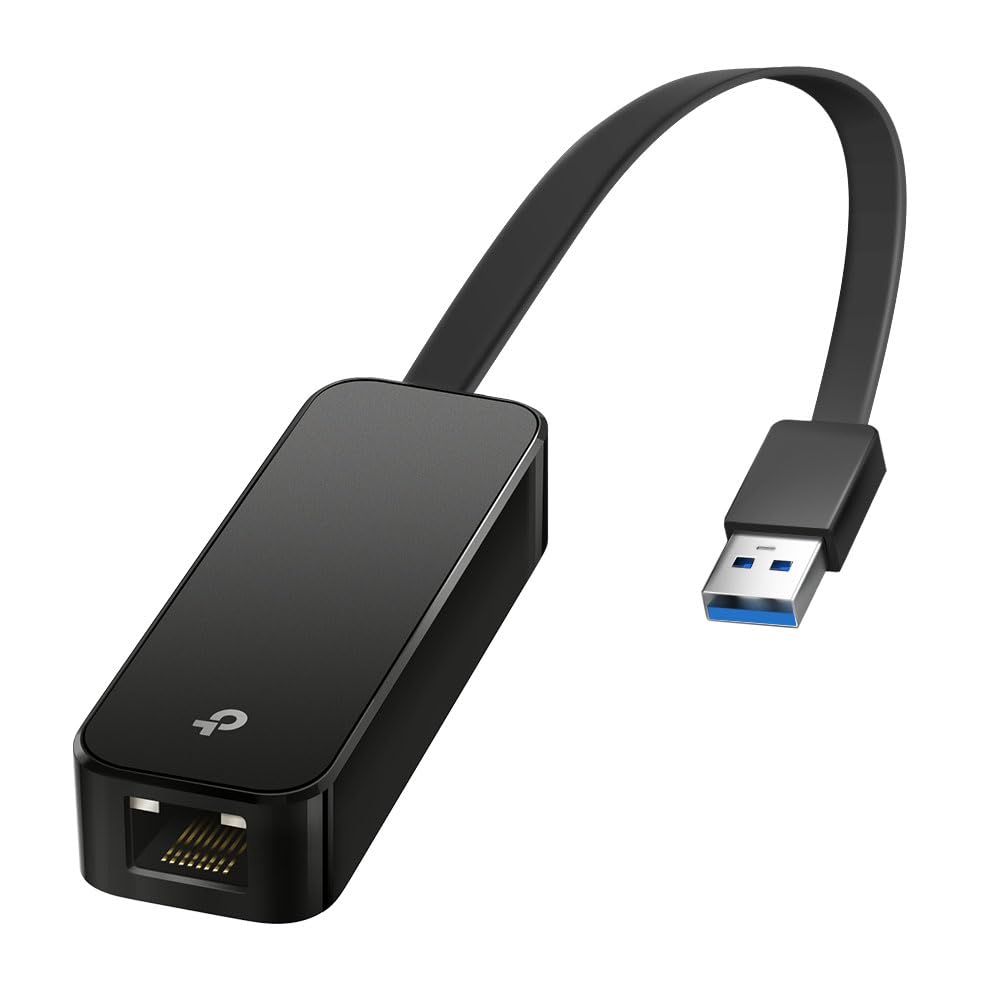 Adaptador desde USB 3.0 macho a Ethernet hembra negro