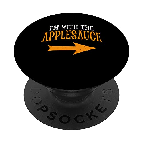 I'm With Applesauce Halloween Costume Funny Couples PopSockets PopGrip Intercambiable