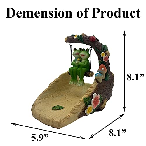 Gutter Downspout Extension Outdoor Statue Decorative, Frog Couple Garden Statue & Sculpture Splash Block Extender, Rain Gutter Downspout Extensions Decorative For Patio, Lawn #TOP2