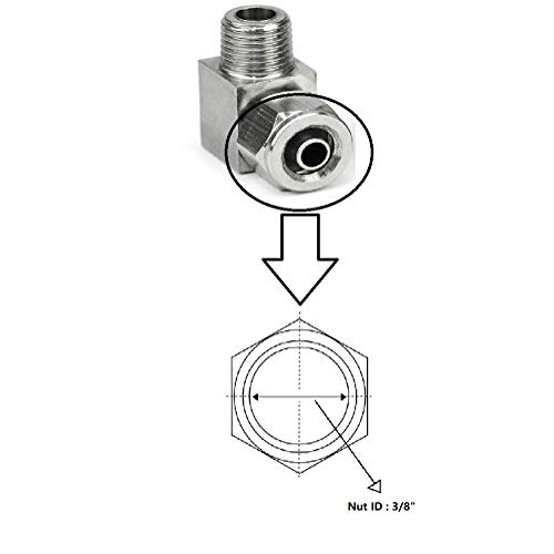 Beduan KL03020 Stainless Steel 1/2 Inch Npt Compression Fitting Elbow 10Mm Od thumb #4
