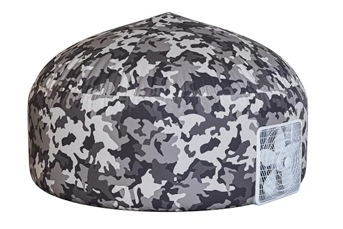 Skywin Camo Shadow Fort Air Tent for Kids (77” x 50”) Builds in 30 Sec, Toddler Tents Indoor for Imaginative Play, Kids Forts Indoor Playhouse,Perfect Christmas or Birthday Gift (Fan Not Incl)
