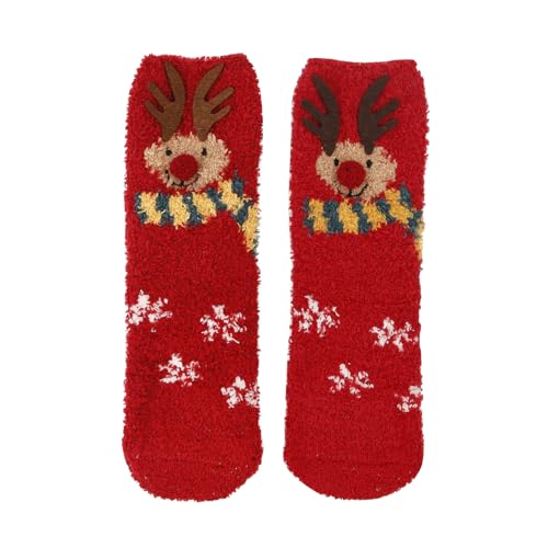 Image of Warm Cozy Valentines Gifts for Women-Fuzzy Socks, Warm Cozy Fluffy Super Soft Slipper Socks, Warm Socks for women,Free Size