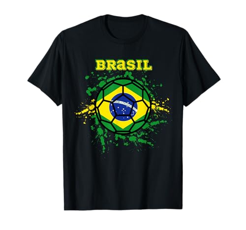 Maillot de Supporter du Brésil Football Brésil Drapeau Brésil T-Shirt