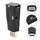 Hdmi Auf Klinke 3.5 Adapter, HD 1080P HDMI-Buchse auf VGA-Buchse Konverter Adapter Mit 3,5 mm Audio Klinkenkabel (Schwarz)