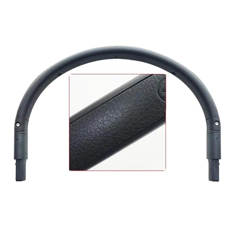 Stroller Armrest Compatible with Cybex Eezy S Twist +2 Buggy Bumper Bar Single-Side Openable Handrail Safety Fence Baby Accessories(Black-Eezy S Twist 2)