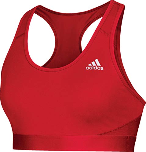adidas Training Alphaskin Sport Bra, Power Red, Small