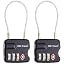 01) Black Tsa Lock Padlock (2 Pack)