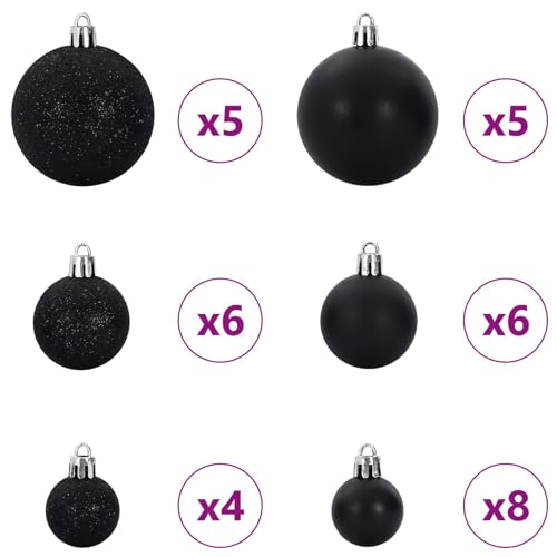 Árbol de Navidad Artificial de 120 cm en PVC y Acero con 150 LED Integrados 8
