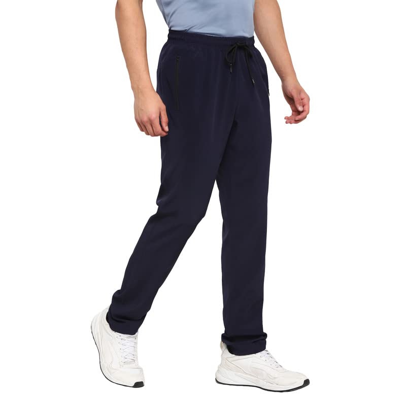 Image of FURO by Red Chief Regular Fit Poly Lycra Solid Sports Track Pant for Men