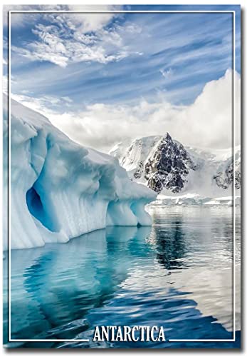 Imán de nevera Antarctica Iceberg Ocean 2.5" x 3.5" miniatura 1