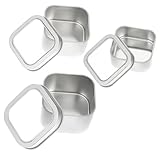 Cabilock 3 Pièces Boîte à Bougie Vide Pot à Bougie Vide Soi-même Pot De Rangement Bo...