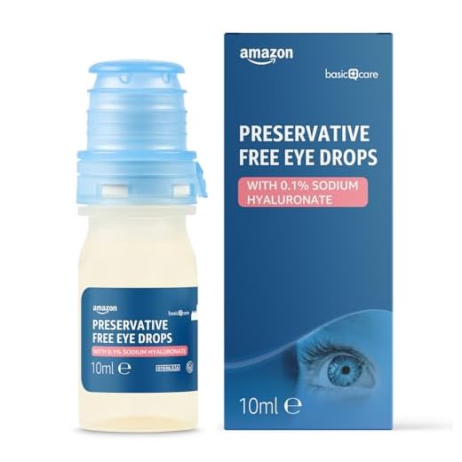 Amazon Basic Care - Colirio en gotas sin conservantes, 10 ml