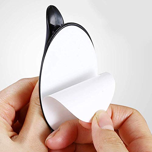 Vpang 4 Pcs Self-Stick Drawer Knobs Push Pull Helper Instant Cabinet Drawer Handle Helper Kitchen Cabinet Door Window Drawer Auxiliary Pulls Convenient Opening Stick-On Handles (Black) #TOP4