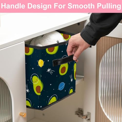 Boîte de rangement pliable avocat pour optimiser la chambre - 7
