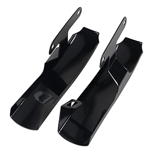 Paneles rellenos para alforjas de guardabarros metálicos para Harley Electra Glide Classic FLHTC 2009-2013, Gloss Black miniatura 4