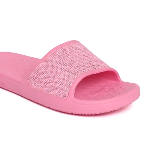 Image of GOLDSTAR DANA-02 Pink Comfortable EVA Waterproof Slippers Flip Flops Chappals Cushioned Sliders Daily Use Slipper Slip-On Slipper /Sliders For Women