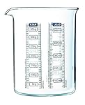 Pyrex 500 ml Kitchen Lab Measure and Mix Beaker, Multicolour