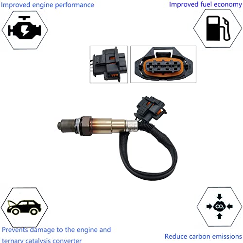 234-4528 Downstream Oxygen Sensor Compatible With Chevy Sonic 2015 2014 2013 2012 1.4L 1.8L O2 Sensor 213-4698 16736 75-4493 Es20011 25727 Lambda Sensor #TOP3