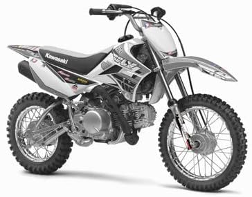 2010-2023 KLX 110 13 Fly Black Senge Graphics Base Kit Compatible with Kawasaki