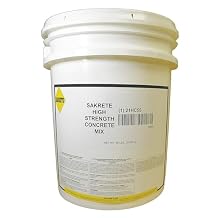 High Strength Concrete Mix, Pail, 50 lb.