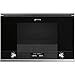 Produktbild Smeg MP122N1 Mikrowelle mit integriertem Grill, 22 l, 850 W, Schwarz und Edelstahl