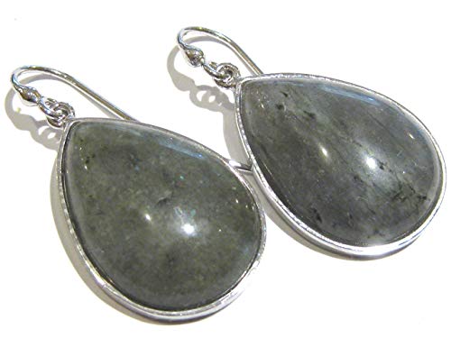 Boucles d'oreilles labradorite argent 925 pendantes pour femme