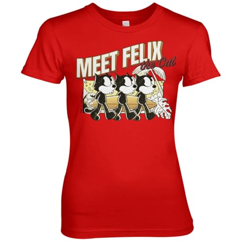 T-shirt Felix the Cat coton anti-déformation haut confortable femme