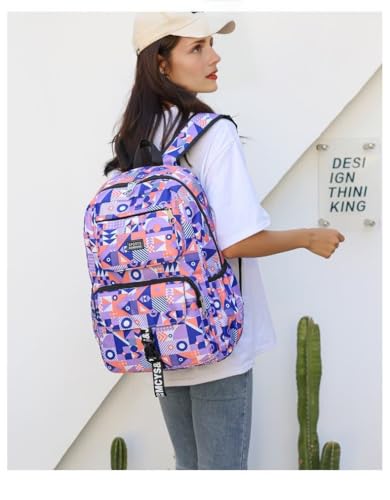 ORILOOSEN Mochila de lazer para meninas, mochilas escolares para ensino fundamental e médio, mochila