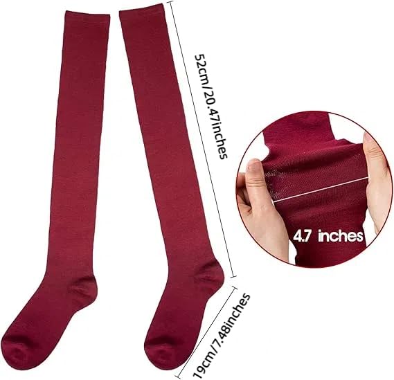 Thigh High Socks for Women Casual Over the Knee High Socks Stockings for Anniversaries Holidays3