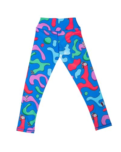 A FOR ADLEY Custom Pant Leggings, Designed by Adley for Her Fans, Using Her Favorite Colors and Characters.2