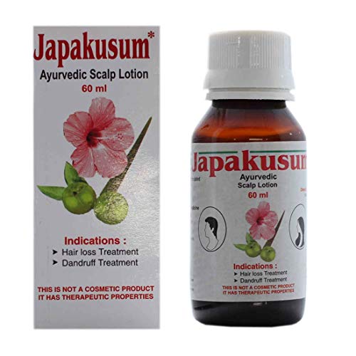 Biogreen Healthcare JAPAKUSUM, Hibiscus, Hair Oil, Ayurvedic Scalp Lotion, 60ml