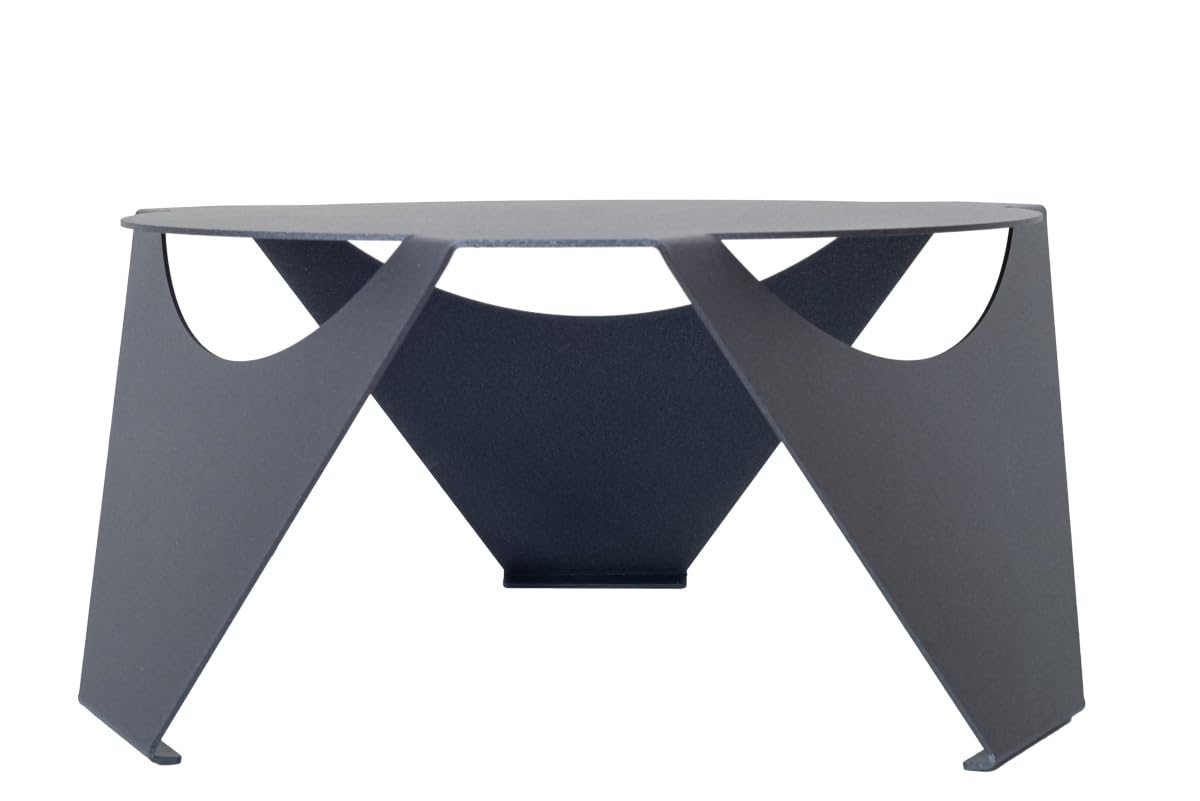 Duo Yole – Tavolini Interno/Esterno in Alluminio, Design Moderno (Antracite materica)