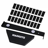 MAIHUITE Upgraded Laminate Wood Flooring Installation Kit with 30 Spacers，Solid Tapping Block，Upgraded Pull Bar,Black. Suitable for 0.27in (7mm) - 0.6in (15mm) Laminate/Hardwood Flooring