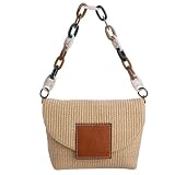 AMICHI - Bolso shopper mujer - Bolso mujer de rafia diseño artesanal para verano, Tarifa